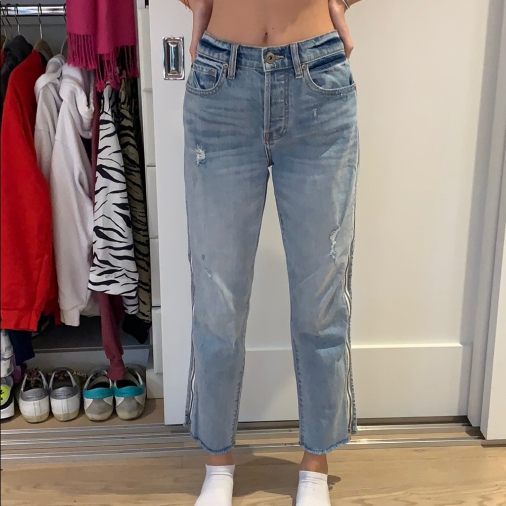 Pistols jeans with side zippers
